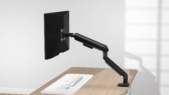 Braccio Per Monitor Fino A 45 Pollici E 15kg - Regolabile Per Scrivania Con VESA 100x100 - Foto 11