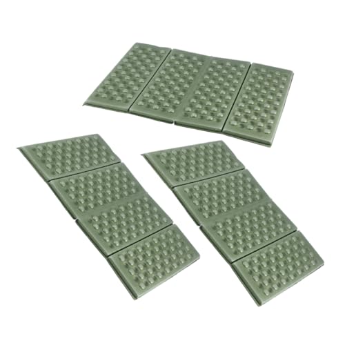 Balacoo 3pcs Foldable Outdoor Seat Cushion Lightweight Picnic Mat for Camping Hiking and Backpacking Comfortable Sitting Pad for Park Activities