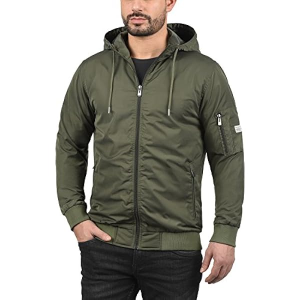 Blend BHRazy Overgangsjas voor heren, met capuchon