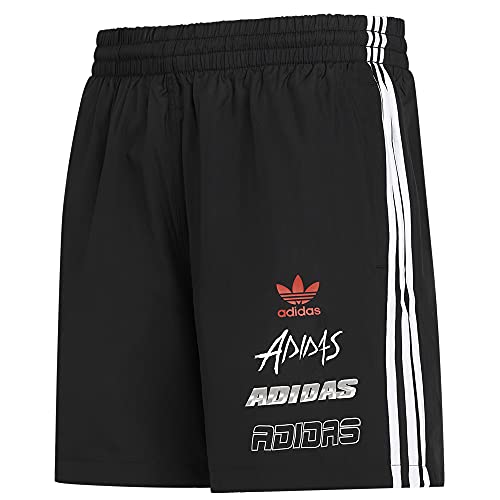 adidas Originals Mens Short Reversible Trefoil Woven Short Black GK9706 New