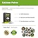 Sepia King - Sepia-Pulver - Kalzium für Schildkröten, Bartagame, Reptilien - gemahlene Sepiaschalen - Futter Bestäuben, Insekten - Futterkalk, Kalk Terrarium - 50g