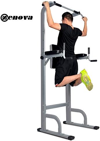 ZENOVA Muti Function Power Tower, Dip Stands Large Capacity Pull Up Tower,Push up, Chin Up Tower Home Gym Equipment