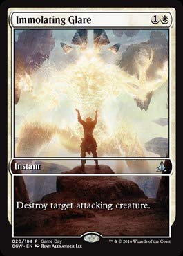 Magic: The Gathering - Abbagliamento Immolante - 20/184 - Promo Giorno del Gioco - Giuramento The Gatewatch