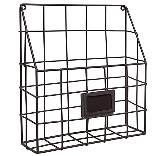 Salva spazio: il rack della rivista è progettato per il design a parete, che può creare un prezioso spazio di archiviazione. Includi l'hardware di installazione necessario per una facile installazione.