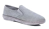 Espadrilles Mocassins Espadrilles Hommes Artisanaux Chaussures Basses Casual Summer Bateau, gris, 42 EU