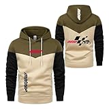 Trainingsjacke Mit Grafikprint: Diese Herren-Trainingsjacke Mit Grafikprint VerfüGt üBer Eine Kapuze Mit Kordelzug Und GroßE Taschen. Die Langen äRmel Mit Kontrastfarbenen EinsäTzen Betonen Ihre Figur, Ohne Ihre Bewegungsfreiheit EinzuschräNken. Die Streetwear Mit Taschen Ist Perfekt FüR Den Alltag