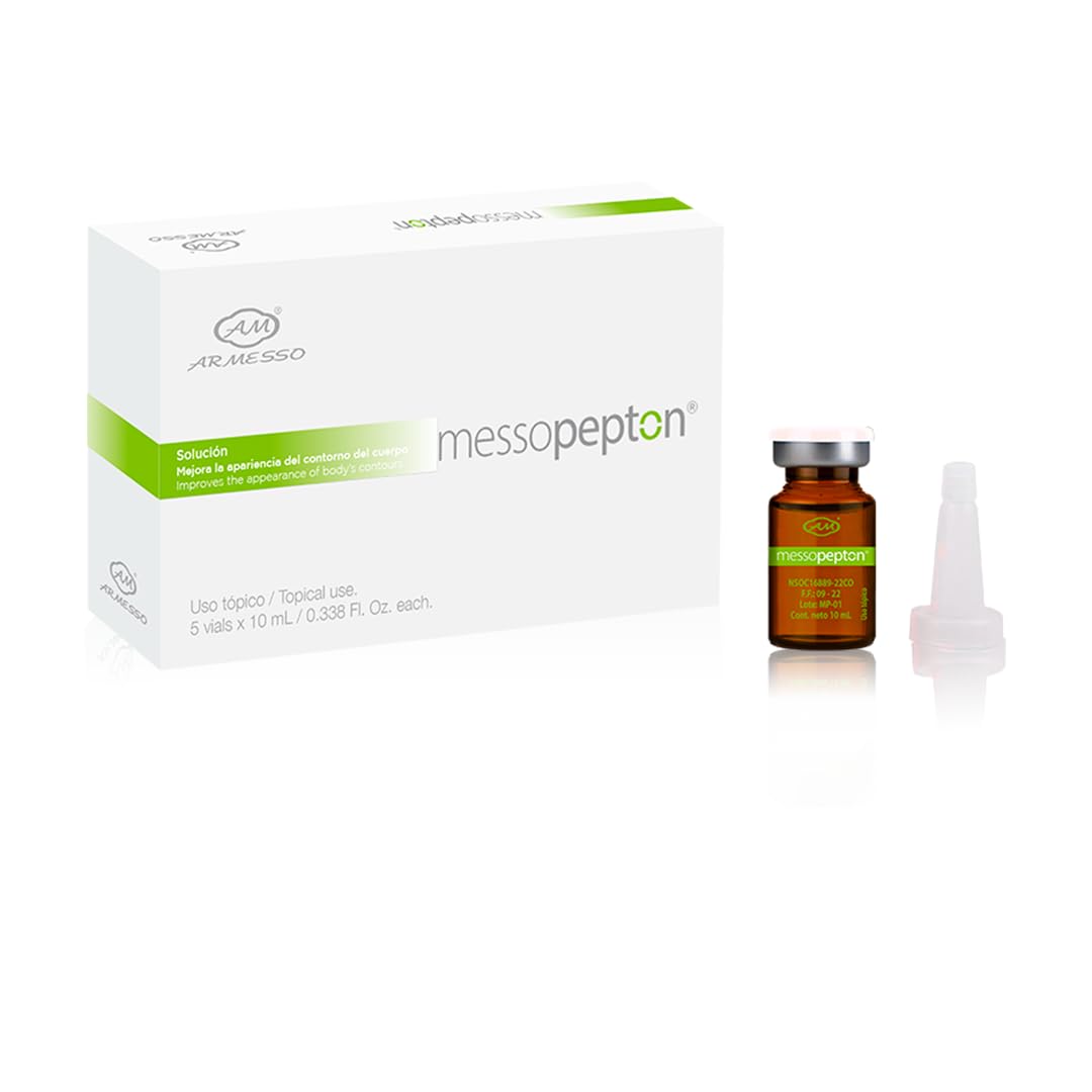 | Messopepton – Cosmetic Peptide Complex for Muscle Tone & Appearance Support | with Leucine & Bio-Peptides | for Professional Use Only | 5x10mL Vials