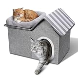 Casetta per Gatti, Masthome Casetta Per Felini Letto Inverno, Caldo Per Animali Domestici ...