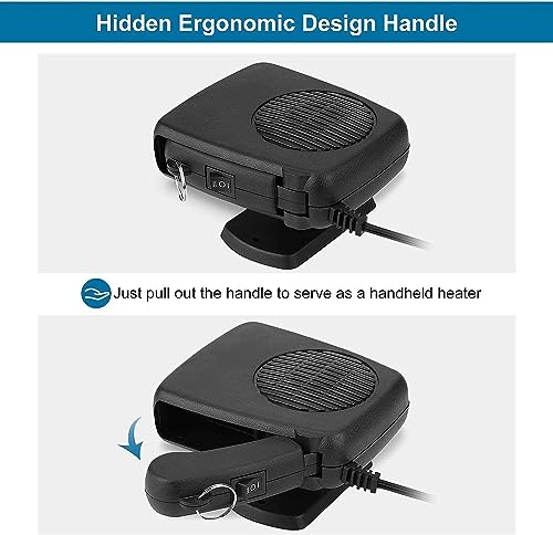 Showvigor HEATER CAR MJ 1 Heater, 150W 12V Portable Car Heater And Defroster, Car Heater That Plugs Into Cigarette Lighter thumb #3