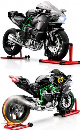 Image of Magicwand 1:6 Scale Die-Cast【X-X-Large】 K.a.w.a.s.a.k.i N.i.n.j.a Metal Motorcycle with Music,Lights Smoke, Accelerator for Collector's & Kids