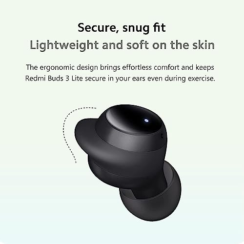 Xiaomi Redmi Buds 3 Lite Bluetooth 5.2,Auriculares 18 Horas de Batería,Mi Earbuds Stereo Hi-Fi Auriculares con Reducción del Ruido,Control Táctil,Conexión Rápida,Resistente al Agua - Imagen 8
