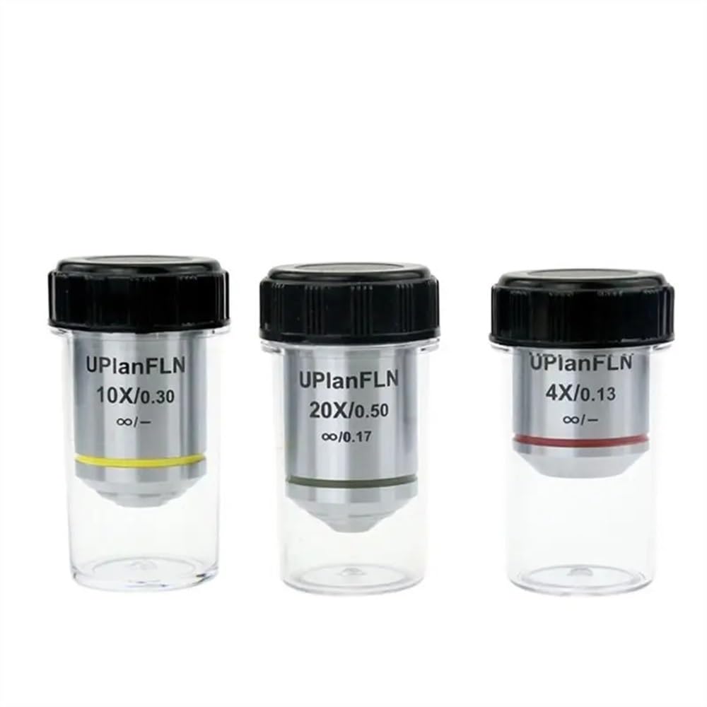 Osservazione al microscopio Obiettivo del microscopio Obiettivo semi-apocromatico fluorescente 4X 10X 20X 40X 100X Interfaccia filettata UPlanFLN RMS Microscopio biologico(20X)