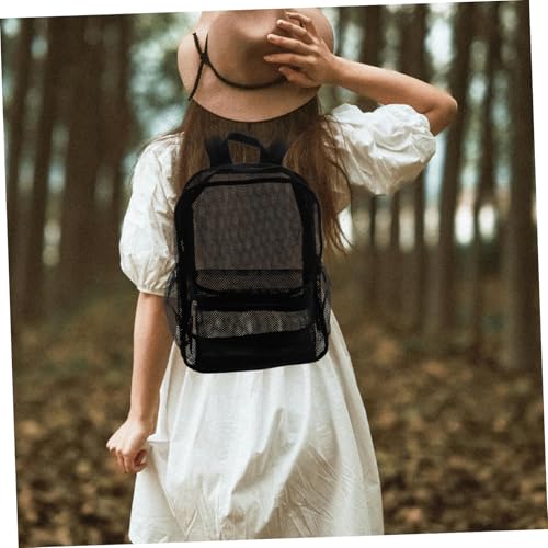Mochila Deportiva de Malla Transpirable Beavorty Negra miniatura 7