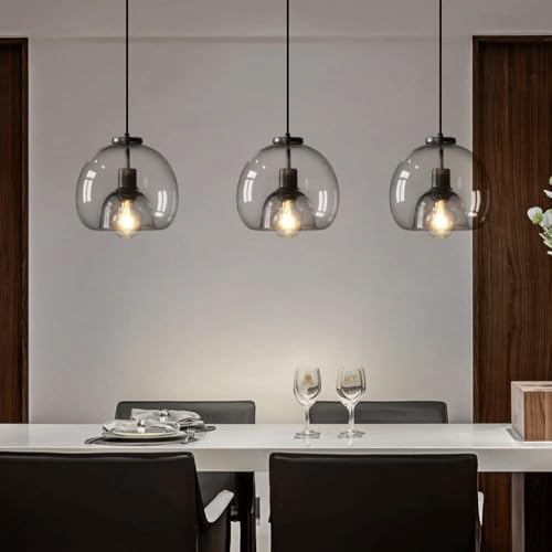 Lámpara de araña de estilo industrial nórdico con cristal decorativo E27 2
