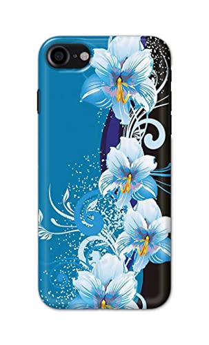 Image of PRINTFIDAA Beautiful Floral Design Printed Designer Hard Case for Apple iPhone SE 2020, A1778, A1660 Back Cover -(e) RPM1006