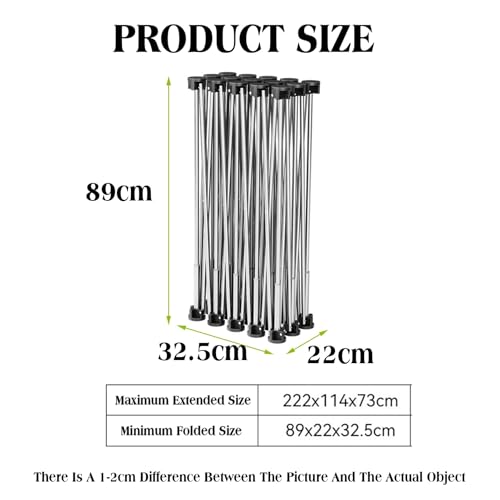 Établi pliable ultra résistant en acier avec structure portable capacité 1000 kg - 3