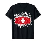 Schweiz Swiss Suisse Trikot I Nationalmannschaft Flagge T-Shirt