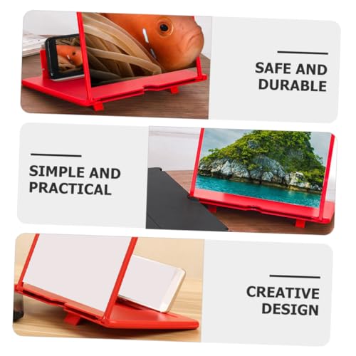 Amplificador de pantalla para móvil con soporte de lectura PRETYZOOM y lente ligero 6