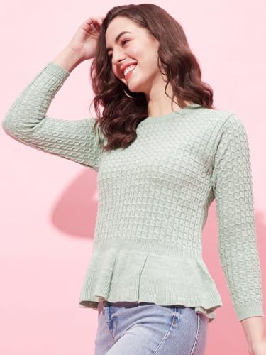 Image of Modeve Round Neck Casual Women Sweater||Winterwear||