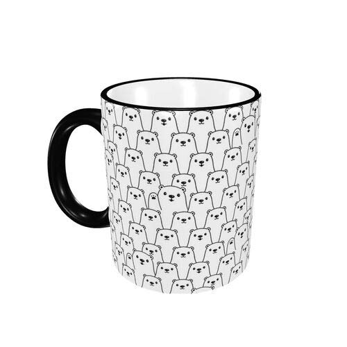 Polar Bear Coffee Mugs,Large Handles Cup For Home And Office Gift For Women/Men/Kids Funny Gift