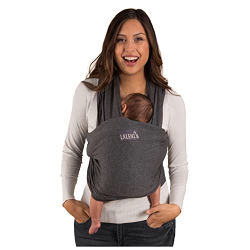 Laleni Babytragetuch für Neugeborene - 100% weiche Bio-Baumwolle, Tragetuch Baby elastisch bis 15kg Cover