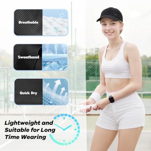 Image of Sukeen Lightweight Running Hat for Women Sports Baseball Cap Unstructured | Quick Dry, Adjustable, Breathable, Comfortable, Absorb Sweat, UPF50+, Packable for Hiking, Tennis, Golf, Workout, Gym, Outing