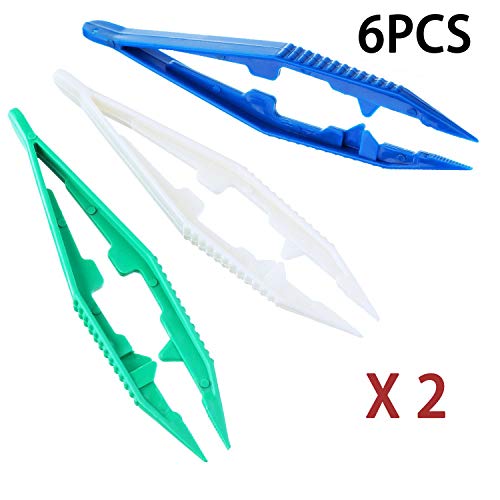 Three-Color Plastic Fuse Beads Tweezers Handmake Beads Crafts, Manual DIY Creative Craft Game