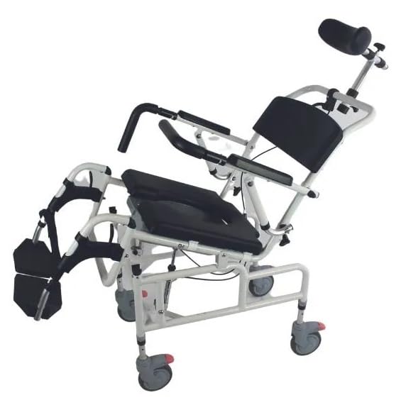 SEDIA COMODA DOCCIA BASCULANTE - BRACCIOLI RIBALTABILI - Suprema