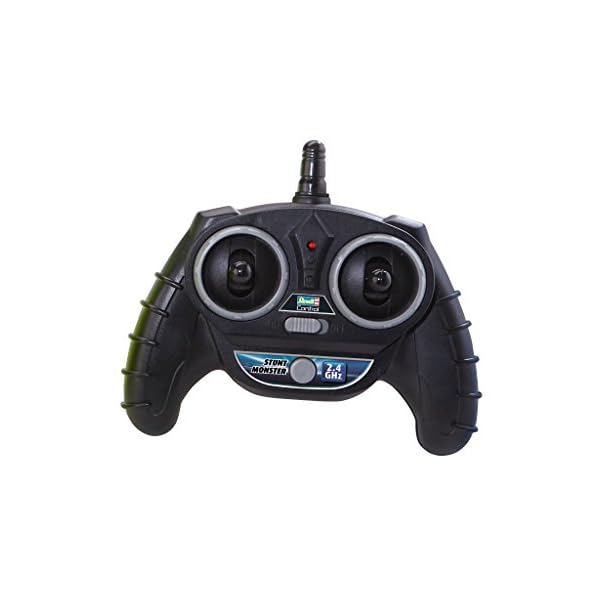 Revell Control 24633 RC Car StuntMonster 1080, 2.4GHz, 4WD Allrad, mit Überschlagfunktion, beidseitig fahrbar, neongrüne… – Bild 5