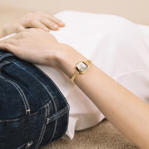 Movado Women’s Museum Bangle Watch – Swiss Quartz – 21 mm Cushion, Round or Oval Case – Classic Stainless Steel Bracelet – Gift for Her4