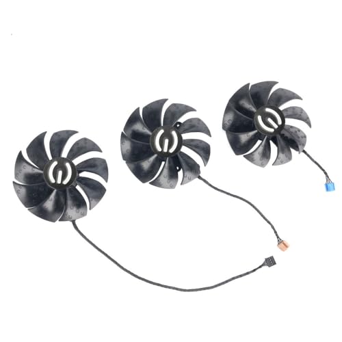 inRobert PLD09220S12H Graphics Card Fan Replacement for EVGA RTX 3070 3080 TI 3090 FTW3 Ultra GPU Cooling Fan (Fan-Full Set)
