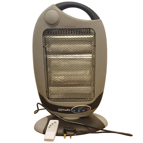 Easy Shopping Halogen Electric Oscillating Heater with Remote Control 400W / 800W / 1200W