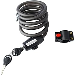 Candado De Acero Para Bicicleta Alomejor Cable de Acero para Candado de Bicicleta Asegure su Viaje en Cualquier Lugar con el Candado Antirrobo para Bicicleta