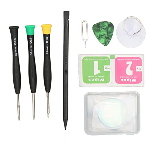 Kit de reparo de substituição de lente de vidro LCD frontal, kit de reparo de substituição de tela t