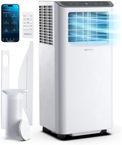 Pro Breeze 4-in-1 9000 BTU Air Conditioner with Remote Control, T...