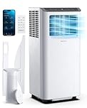 Pro Breeze Condizionatore portatile 9000 BTU 4 in 1. Con telecomando, timer 24 ore e kit di ventilazione per finestre inclusi. Con classe A di efficienza energetica