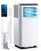 Pro Breeze Condizionatore portatile 9000 BTU 4 in 1. Con telecomando, timer 24 ore e kit di ventilazione per finestre inclusi. Con classe A di efficienza energetica