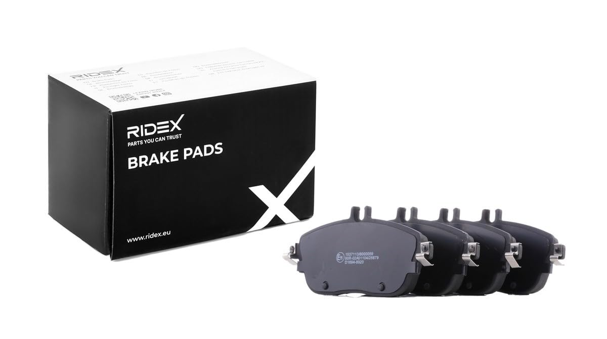 RIDEX 3405B1523 Juego para eje Kit de discos de freno y pastillas Delantero sin tornillos