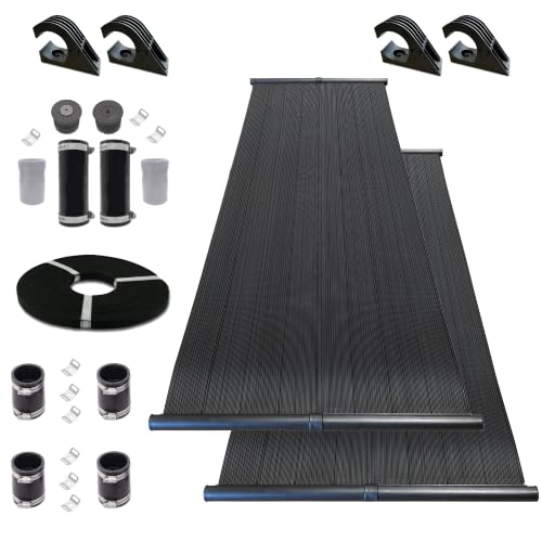 Highest Performing Design - DIY Solar Pool Heater Kit - 15-20 Year Life Expectancy (2-4x10 / 2' I.D...