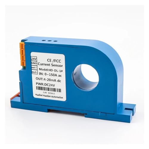 Sensor de corriente CA CC 500A 0-10V transformador con paso de cable de 31mm 4