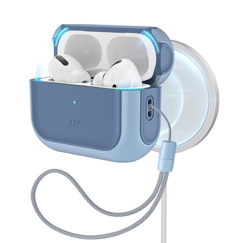 ESR HaloLock Case for AirPods Pro 2nd Generation, Navy Blue