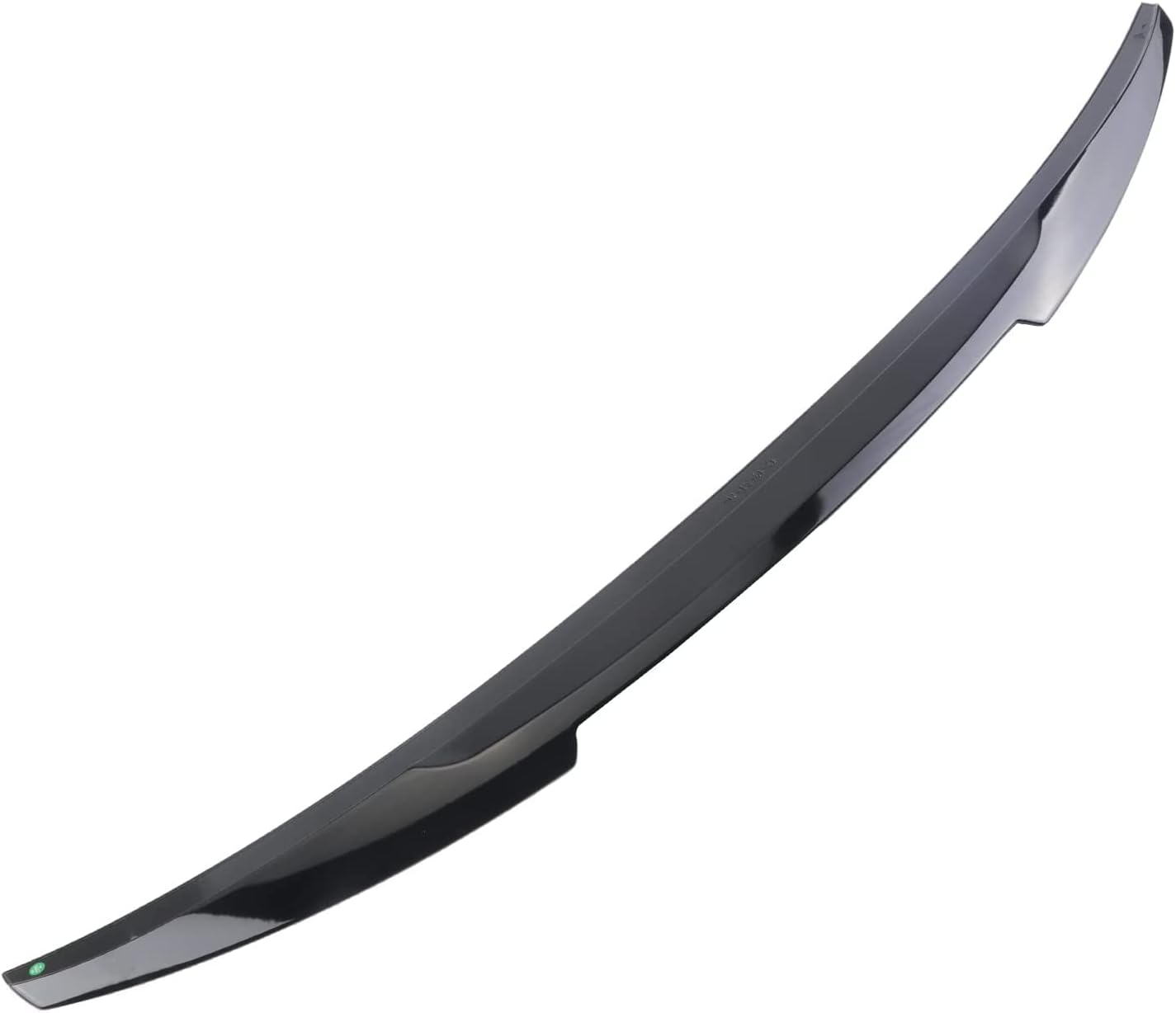 V Style Rear Trunk Duckbill Rear Spoiler Wing Compatible with Volkswagen VW Jetta Sedan 2011-2018 ABS Material 2021 2012 2013 2014 2015 2016 2017 (Glossy Black)