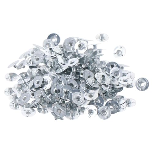 Uniquer 800pcs 0.5inch Silver Metal Candle Wick Tabs for DIY Handmade Craft Decorations