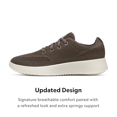 Allbirds Women's Tree Runner Go Everyday Sneakers - Rustic Brown (Stony Cream Sole) - 5 Medium