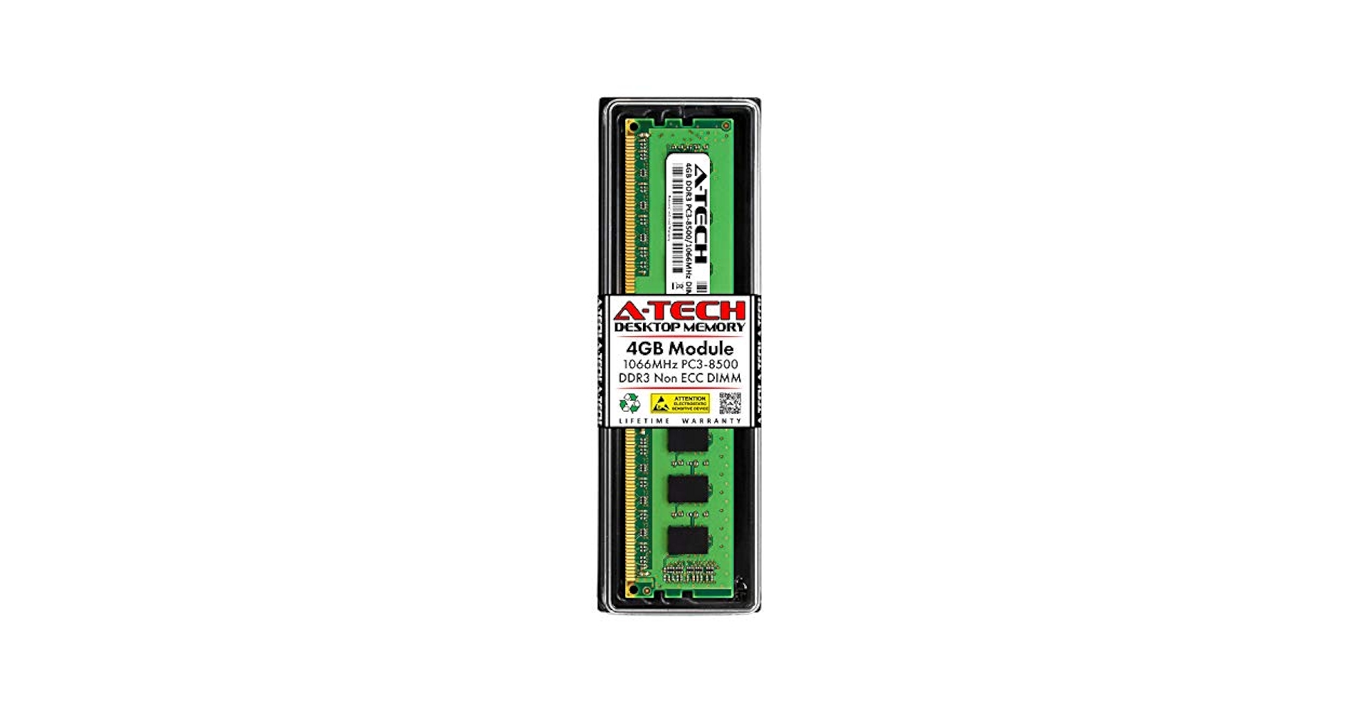 センチュリーマイクロ PC3-8500/DDR3-1066 4GB 240pin unbuffered DIMM ECC付き 日本製 CD4G-D3UE1066 wyw801m センチュリーマイクロ PC3-8500/DDR3-1066 4GB 240pin