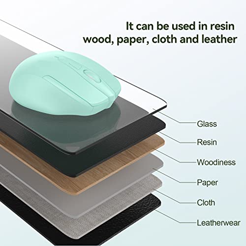 Tecknet Wireless Mouse, 2.4G Ergonomic Optical Mouse, Computer Mouse For Laptop, Pc, Computer, Chromebook, Notebook, 6 Buttons, 24 Months Battery Life, 2600 Dpi, 5 Adjustment Levels #TOP3