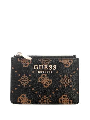 GUESS étui pour carte de crédit Carrie marron porte-carte espresso chic