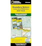 Boundary Waters Canoe Area Wilderness [Map Pack Bundle] (National Geographic Trails Illustrated Map)