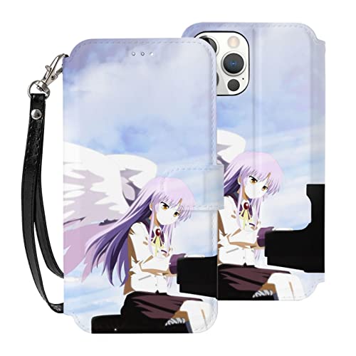 Iphone12ケース Angel Beats! 立?かなで スマホケース 手帳型 おしゃれ Iphone12miniケース Iphone12pro ケース スマートフォンケース スマホケース Iphone 12 カード収納 レザー 携帯カバー 落下防止