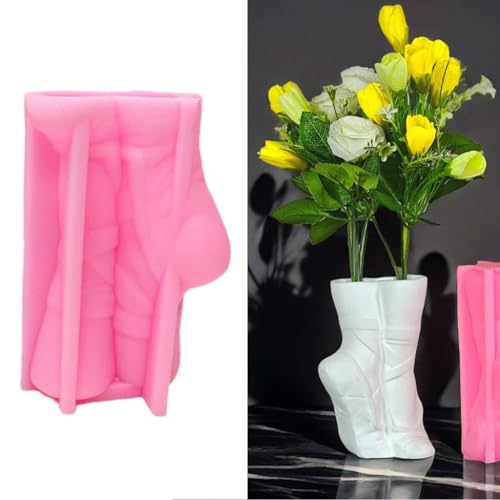 Moule silicone chaussure de ballet pour création de vases artisanaux et décorations de bureau - 3